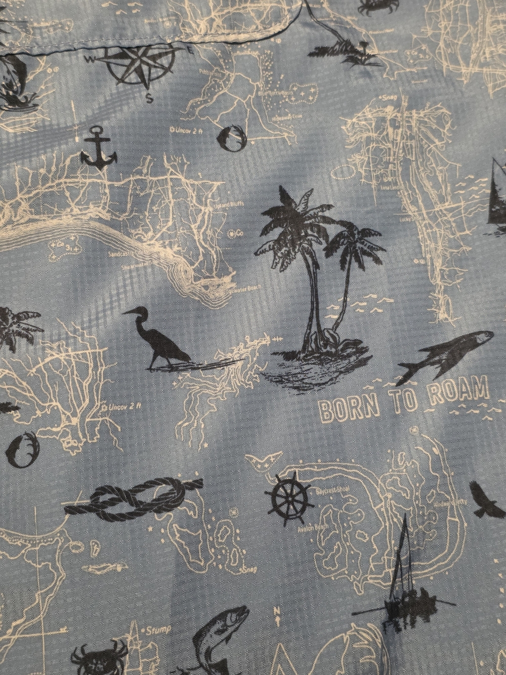 The American Outdoorsman "Born to Roam" Fishing Shirt - Size XXL - Excellent Con - Picture 7 of 7